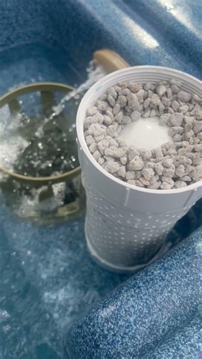 Spa Rocks Bio-Filter Featuring Volcanic Rock To Filter Spa & Hot Tub Water