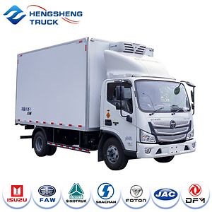 [Hot Item] Food Transport Van Frozen Box Truck 53 Foot Refrigerated Trailer for Sale