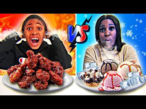 HOT vs COLD FOOD CHALLENGE!