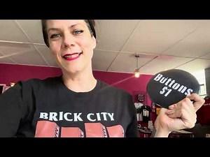 6 inch buttons product video - Brick City ButtonMakers