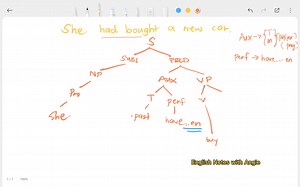 Tree Diagramming for Beginners: Syntax Tree with Noun Phrase and Verb Phrase - Structures of English #Syntax #grammar #englishmajor | English Notes with Angie