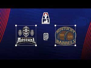 Michigan Arsenal vs Kentucky Barrels | LIVE | AF1 2026