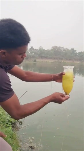 New Plastic Bottle & Egg Used For Hunting Fish