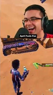 NickEH30 LOSES IT Over Fortnite’s April Fools Update 😂 (Giant Heads & Finger Guns?!)