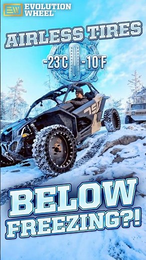 Airless Tires - Below Freezing!