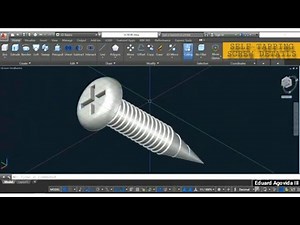 SELF-TAPPING SCREW DETAILS (3D Autocad Drawing)