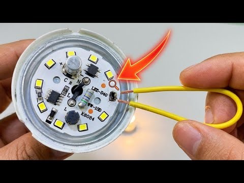 🚨 Before You Throw Away Your Broken LED Bulb... Watch This First! | The Easiest Way to Fix It