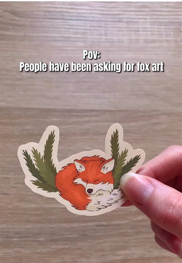I’ve been asked so many times now if I have more things with foxes🫣 Soooo here is a new sticker pack and I also have some new postcards and prints!🥰 I really do love the designs💕 And I definitely want to make even more fox stuff in the future! #foxart #cuteillustrations #smallbusiness #fox #stickers