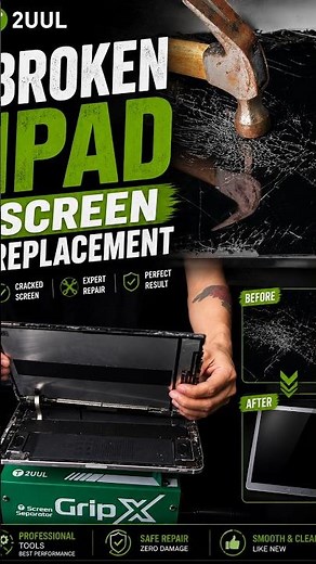 𝐢𝐏𝐚𝐝 𝐒𝐜𝐫𝐞𝐞𝐧 𝐒𝐦𝐚𝐬𝐡𝐞𝐝 𝐋𝐞𝐭’𝐬 𝐅𝐢𝐱 𝐈𝐭! #ipad #repair #fix