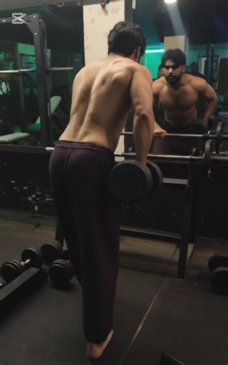 Never Give Up! 💪 | Single Arm Dumbbell Row Workout #Shorts