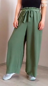 35K views · 745 reactions | Paperbag palazzo trouser with pockets. #fashion #clothes #foryoupage #diy #handmade #sew #foryou | Tugba Isler | Facebook