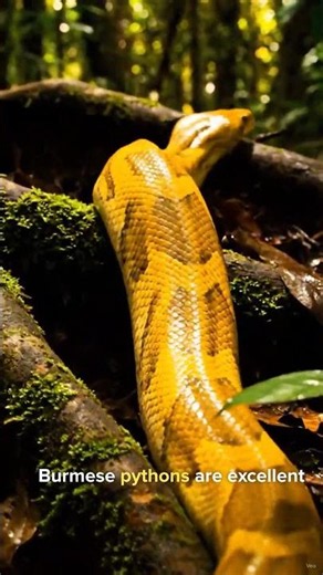 Burmese Pythons...This Massive Snake Can Hold Its Breath for ??