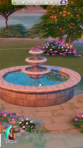 The perfect Royal fountain for your new build! #sims4 #sims4build ‪@TheSims‬
