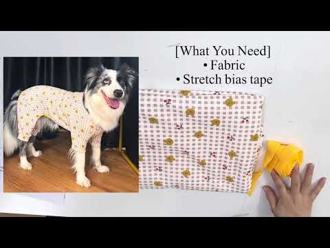 DIY Dog Clothes from start to Finish I All-in-One Sewing Pattern Tutorial