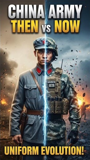 Chinese Army Uniform Evolution Over 100 Years 🇨🇳 #militaryhistory #armor #shortsfeed