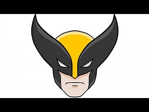 How to Draw WOLVERINE HEAD | SIMPLE DRAWING