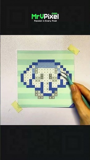 Building a Cute 8-Bit Elephant | Fun Retro Pixel Art Mosaic & Satisfying DIY Craft