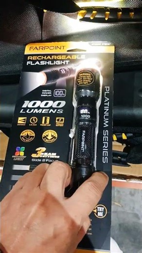 Rechargeable Flashlight #farpoint #shortsfeed #tools4life