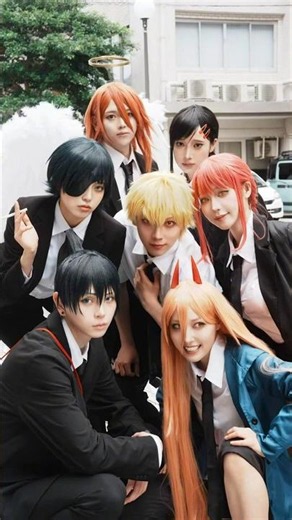 7人でチェンソーマンのコスプレしてみた❗️努力❗️未来❗️ｱﾋﾞｭﾘﾌｫｧｽﾀｧ❗️