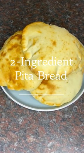 Make 2 ingredient pita bread easy recipe you can try today
