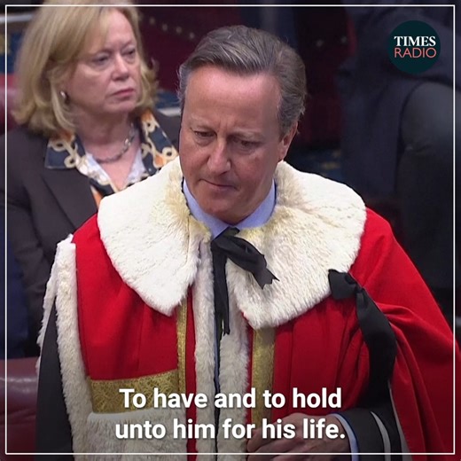 14K views · 220 reactions | David Cameron, now Lord Cameron of Chipping Norton, is introduced to the house of lords, following his appointed as the new foreign secretary. #TimesRadio | Times Radio | Facebook