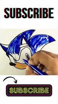 How to Draw Sonic the Hedgehog | Easy Cartoon Sketch I