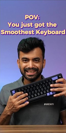 👀 POV: You Just Got the Smoothest Keyboard ⌨️