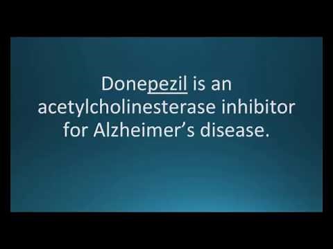 How to pronounce donepezil (Aricept) (Memorizing Pharmacology Flashcard)