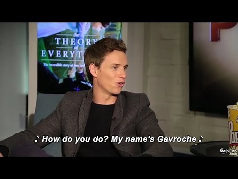 Eddie Redmayne singing Gavroche's song | Les Misérables