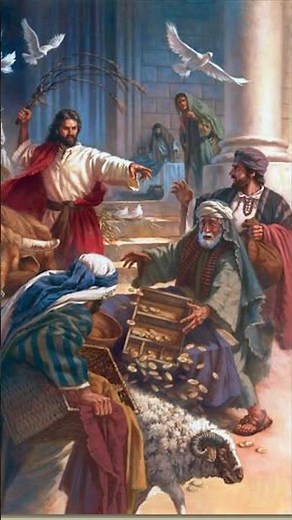 Jesus got angry at the Temple: Matthew 21:12-13