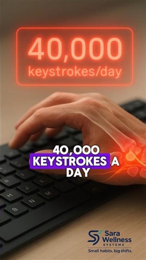 40,000 Keystrokes/Day 😰 (Carpal Tunnel Builds Silently)