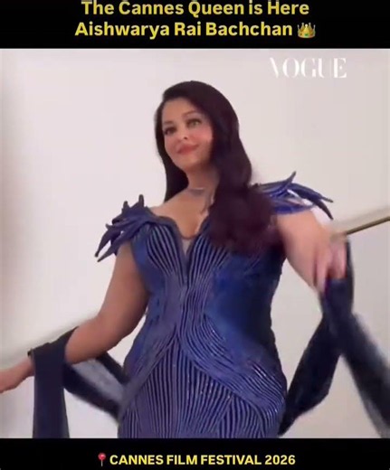💙✨ | Midnight Blue Gown Look | Red Carpet Elegance 👑Aishwarya Rai at Cannes 2026