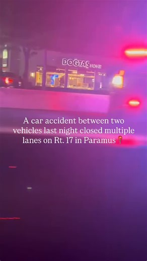 Towns Of Bergen County, NJ on Instagram: "What we know👇 A crash occurred last night at around 8:30pm on Route 17 North and involved 2 SUVs. The accident shut down multiple lanes including one lane on the opposite side, heading south. It’s not clear if there were injuries, though if you know something, please send us a message. - For more #localnews follow @townsofnewjersey #bergencounty #bergencountynj #northjerseynews #njnews #paramusnj #townsofnewjersey"
