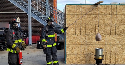 Chicago Fire Department demonstrates dangers of deep frying turkey