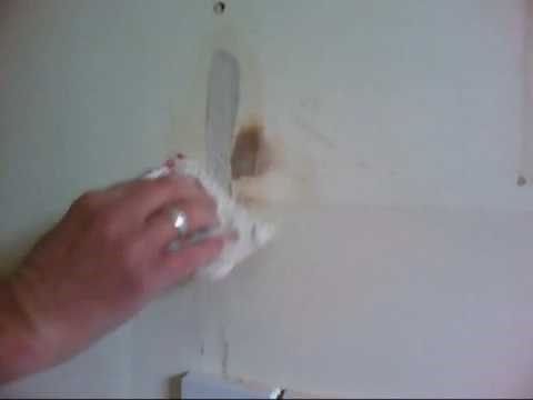 how to fill deep holes in plaster