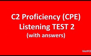 自用听力，C2 Proficiency (CPE) Listening Test 2 with answers-(1080p30)