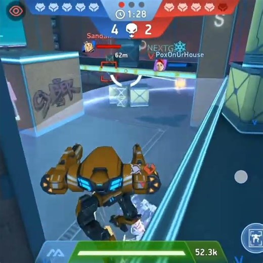 mech arena zephyr gameplay #mecharena #gaming #teammech #mobilegame #mecharenagameplay #games