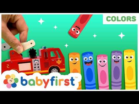 Toddler Learning Video | Color Crew Magic Full Episode | Learn Colors with Funny Crayons | BabyFirst