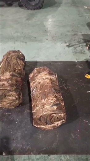 Scrap Copper Wire Baler Machine#copper #copperwire #balermachine #compactor #automobile #recycle