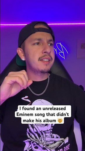 I found an unreleased Eminem Song that didn’t make his album 🤯!!