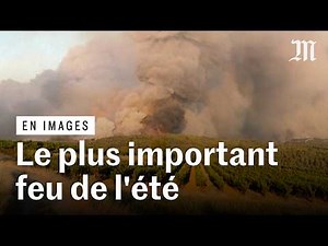 Incendie dans l’Aude : les images du plus important feu de l’été