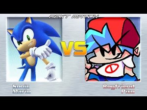 Mugen Request - Sonic (Me) and Mario VS Boyfriend and Pico