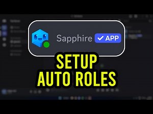 How to Setup Auto Roles with Sapphire Bot