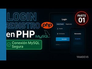 COMO CREAR UN REGISTRARSE / LOGIN EN PHP Y MYSQL || FRONT END || PARTE 01