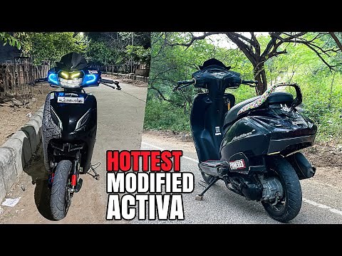 North India's Tastefully Modified Activa 5g is Here!