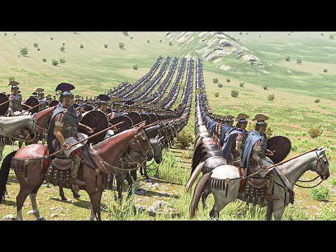 1000 Roman Cavalry vs Carthaginian Army — Mount & Blade II