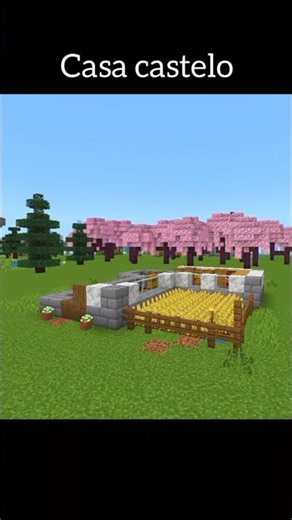 Como fazer casa castelo no Minecraft! (Casa com torre)