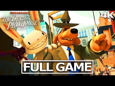 SAM AND MAX: THE DEVILS PLAYHOUSE REMASTER Full Gameplay Walkthrough / No Commentary【FULL GAME】4K