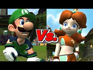 Super Mario Strikers - Luigi/Birdo Vs. Daisy/Birdo