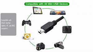Replacement USB Computer PC Data Sync Transfer Power Charger Cable Cord for VTech InnoTab 1 2 2S 3 3S Learning Tablet